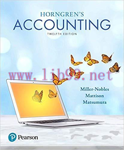 (PDF)Horngren’s Accounting 12th Edition