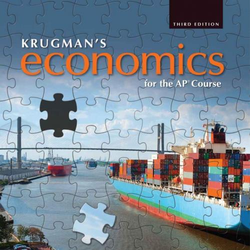 Krugman’s Economics for the AP(r) Course 3rd - Margaret Ray & David Anderson