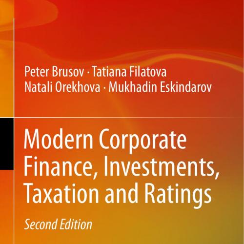 Modern Corporate Finance Investments Taxation and Ratings 2nd Edition.3319996851-Wei Zhi