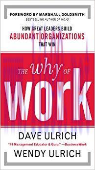 The Why of Work: How Great Leaders Build Abundant Organizations That Win 1st Edition,