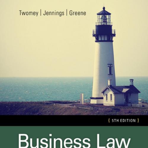 Business Law Principles for Today's Commercial Environment 5th Edition - Wei Zhi