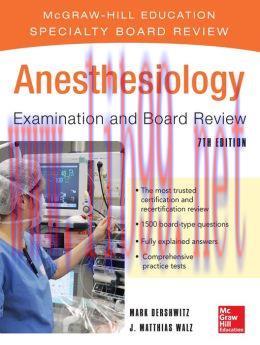 [AME]Anesthesiology Examination and Board Review 7e