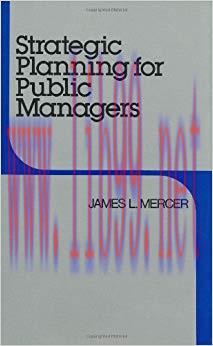 (PDF)Strategic Planning for Public Managers