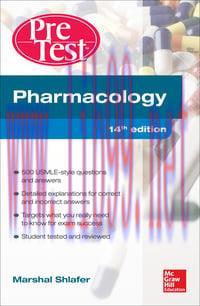 [AME]Pharmacology PreTest Self-Assessment and Review 14th (Original PDF)
