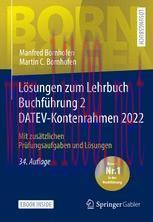 [PDF]Lösungen zum Lehrbuch Buchführung 2 DATEV-Kontenrahmen 2022: Mit zusätzlichen Prüfungsaufg...