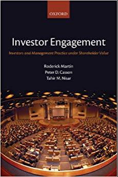 (PDF)Investor Engagement Investors and Management Practice under Shareholder Value 1st Edition
