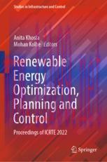 [PDF]Renewable Energy Optimization, Planning and Control: Proceedings of ICRTE 2022