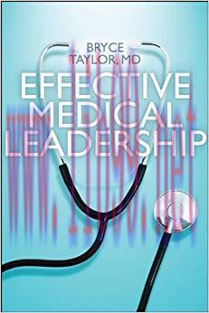 (PDF)Effective Medical Leadership 1st Edition