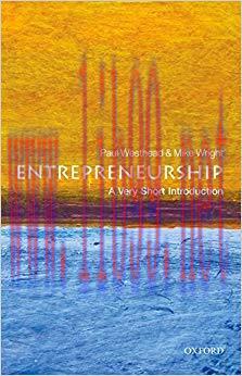(PDF)Entrepreneurship: A Very Short Introduction (Very Short Introductions) 1st Edition