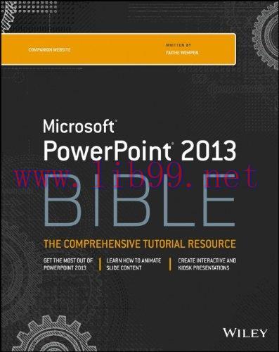 [FOX-Ebook]PowerPoint 2013 Bible, 4th Edition