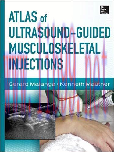 (PDF)Atlas of Ultrasound-Guided Musculoskeletal Injections (Atlas Series) 1st Edition