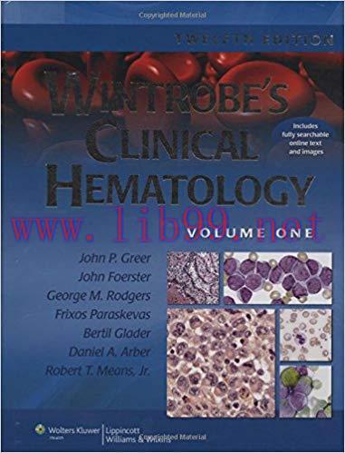 [PDF]Wintrobe’s Clinical Hematology, 12th Edition, 2 Volume Set PDF+CHM版