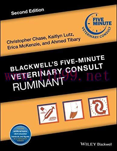 [AME]Blackwell's Five-Minute Veterinary Consult: Ruminant, 2nd Edition (PDF)