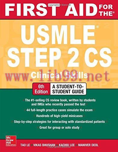 [AME]First Aid for the USMLE Step 2 CS, Sixth Edition (ORIGINAL PDF from_ Publisher)