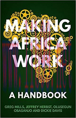 Making Africa Work: A Handbook 1st Edition,