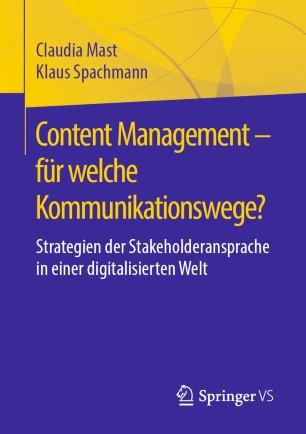Content Management – für welche Kommunikationswege