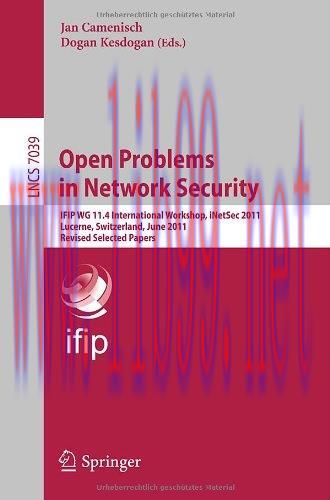 [FOX-Ebook]Open Problems in Network Security