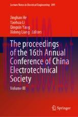 [PDF]The proceedings of the 16th Annual Conference of China Electrotechnical Society: Volume II...