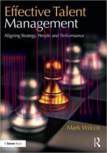 (PDF)Effective Talent Management: Aligning Strategy, People and Performance