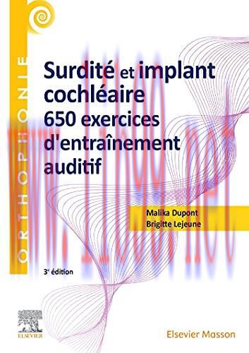 [AME]Surdité et implant cochléaire : 650 exercices d’entraînement auditif, 3e (Original PDF)