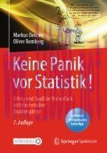 [PDF]Keine Panik vor Statistik!: Erfolg und Spaß im Horrorfach nichttechnischer Studiengänge