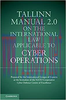 (PDF)Tallinn Manual 2.0 on the International Law Applicable to Cyber Operations