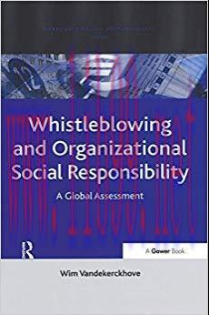 (PDF)Whistleblowing and Organizational Social Responsibility: A Global Assessment (Corporate So...