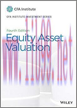 (PDF)Equity Asset Valuation (CFA Institute Investment Series)