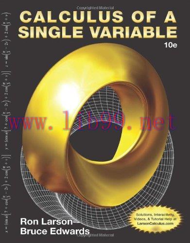 [FOX-Ebook]Calculus of a Single Variable, 10th Edition