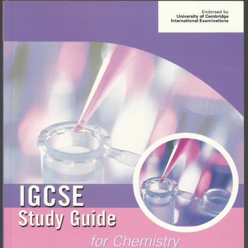 IGCSE Study Guide for Chemistry