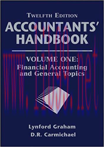 (PDF)Accountants’ Handbook, Financial Accounting and General Topics 12th Edition