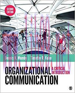(PDF)Organizational Communication: A Critical Introduction Second Edition