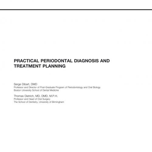 PRACTICAL PERIODONTAL DIAGNOSIS AND TREATMENT PLANNING