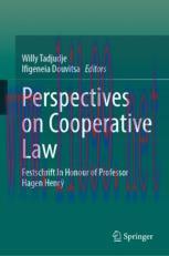 [PDF]Perspectives on Cooperative Law: Festschrift In Honour of Professor Hagen Henrÿ