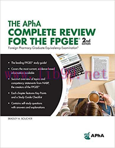 (PDF)The APhA Complete Review for the FPGEE, 2nd Edition (Foreign Pharmacy Graduate Equivalency...