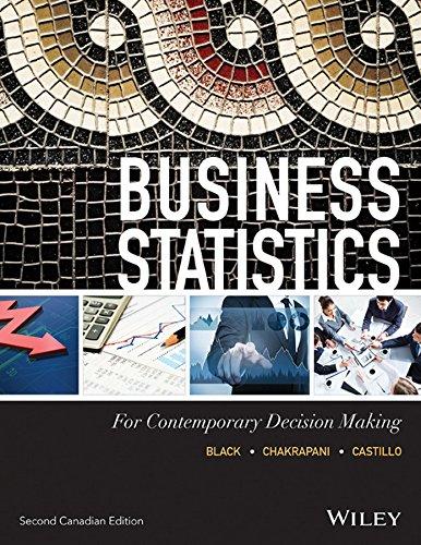(PDF)Business Statistics for Contemporary Decision Making, 2nd Canadian by Ken Black