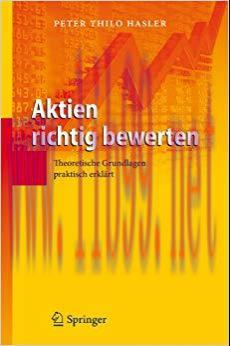 (PDF)Aktien richtig bewerten: Theoretische Grundlagen praktisch erklärt (German Edition) 2011 E...