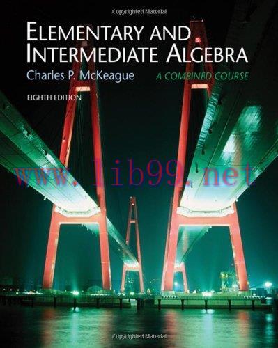 [FOX-Ebook]Elementary and Intermediate Algebra, 3rd Edition