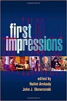 First Impressions 1st Edition,