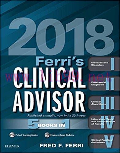[AME]Ferri’s Clinical Advisor 2018: 5 Books in 1 (Ferri’s Medical Solutions) (EPUB)