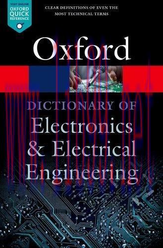 [FOX-Ebook]A Dictionary of Electronics and Electrical Engineering, 5th Edition