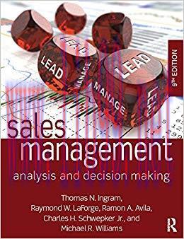 Sales Management: Analysis and Decision Making 9th Edition,