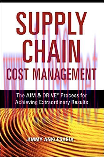 (PDF)The Supply Chain Cost Management: The Aim & Drive Process for Achieving Extraordinary Resu...