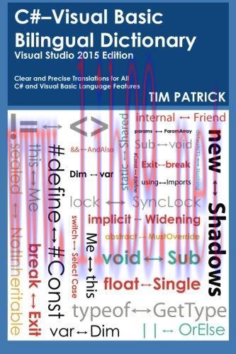 [FOX-Ebook]C#-Visual Basic Bilingual Dictionary: Visual Studio 2015 Edition