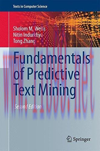 [FOX-Ebook]Fundamentals of Predictive Text Mining, 2nd Edition