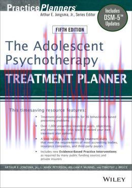 [AME]The Adolescent Psychotherapy Treatment Planner, 5th Edition