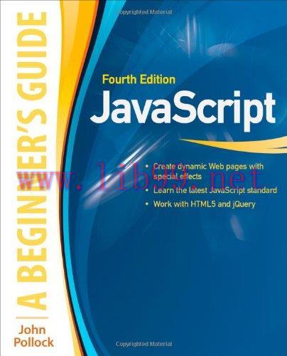 [FOX-Ebook]JavaScript: A Beginner's Guide, 4th Edition
