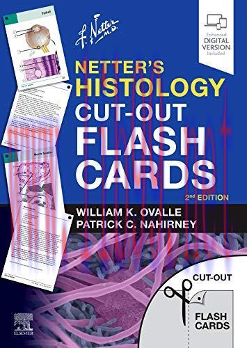 [AME]Netter’s Histology Cut-Out Flash Cards: A companion to Netter's Essential Histology, 2nd E...