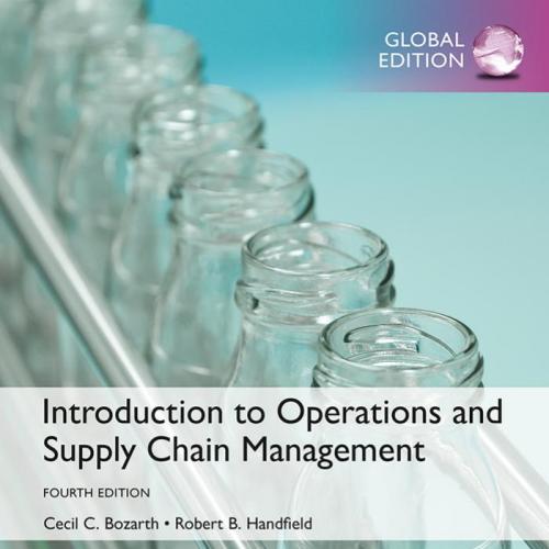 Introduction to Operations and Supply Chain Management, 4th Global Edition