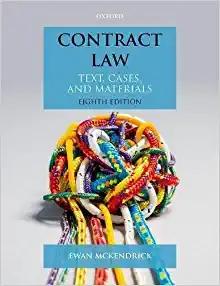 (PDF)Contract Law Texts, Cases, and Materials 8th Edition by Ewan McKendrick